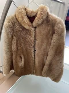 pelzen jas, Kleding | Dames, Jassen | Winter, Bruin, Maat 42/44 (L), Zo goed als nieuw, Ophalen