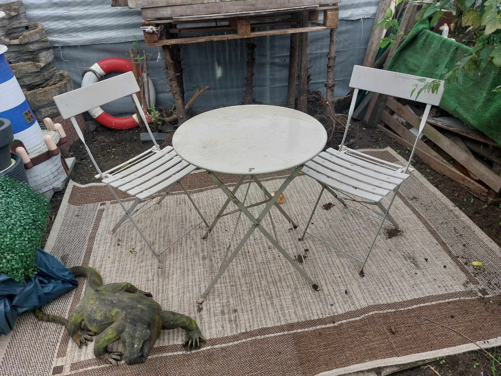 tuinsetje metaal, Tuin en Terras, Ophalen