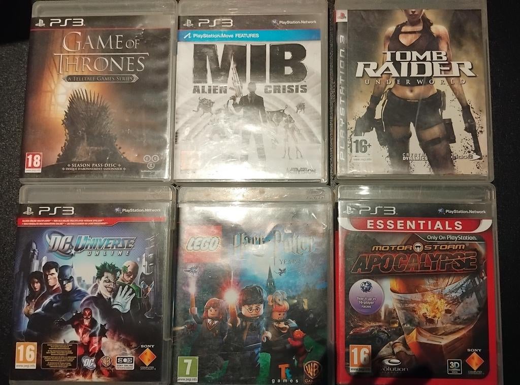 6 PS3 games, Consoles de jeu & Jeux vidéo, Enlèvement, Online