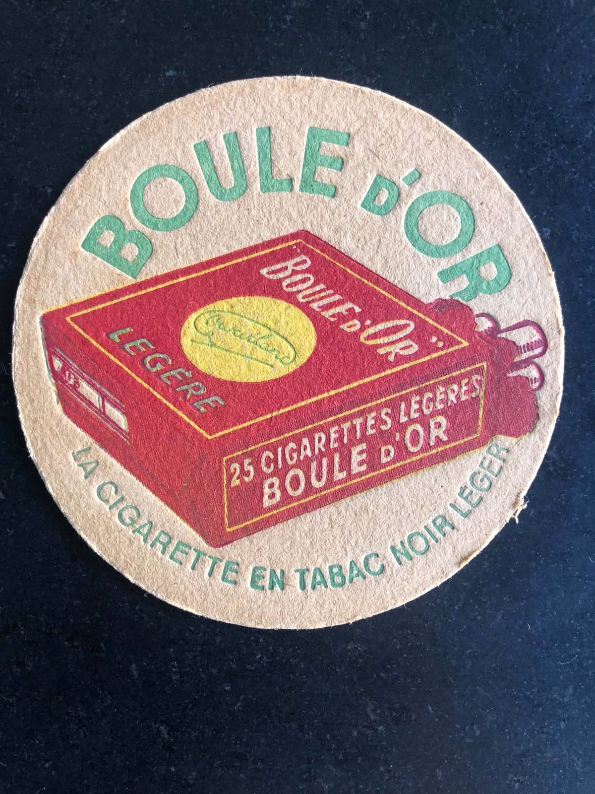 Boule d’or bierkaartje, Verzamelen, Ophalen of Verzenden, Gebruikt