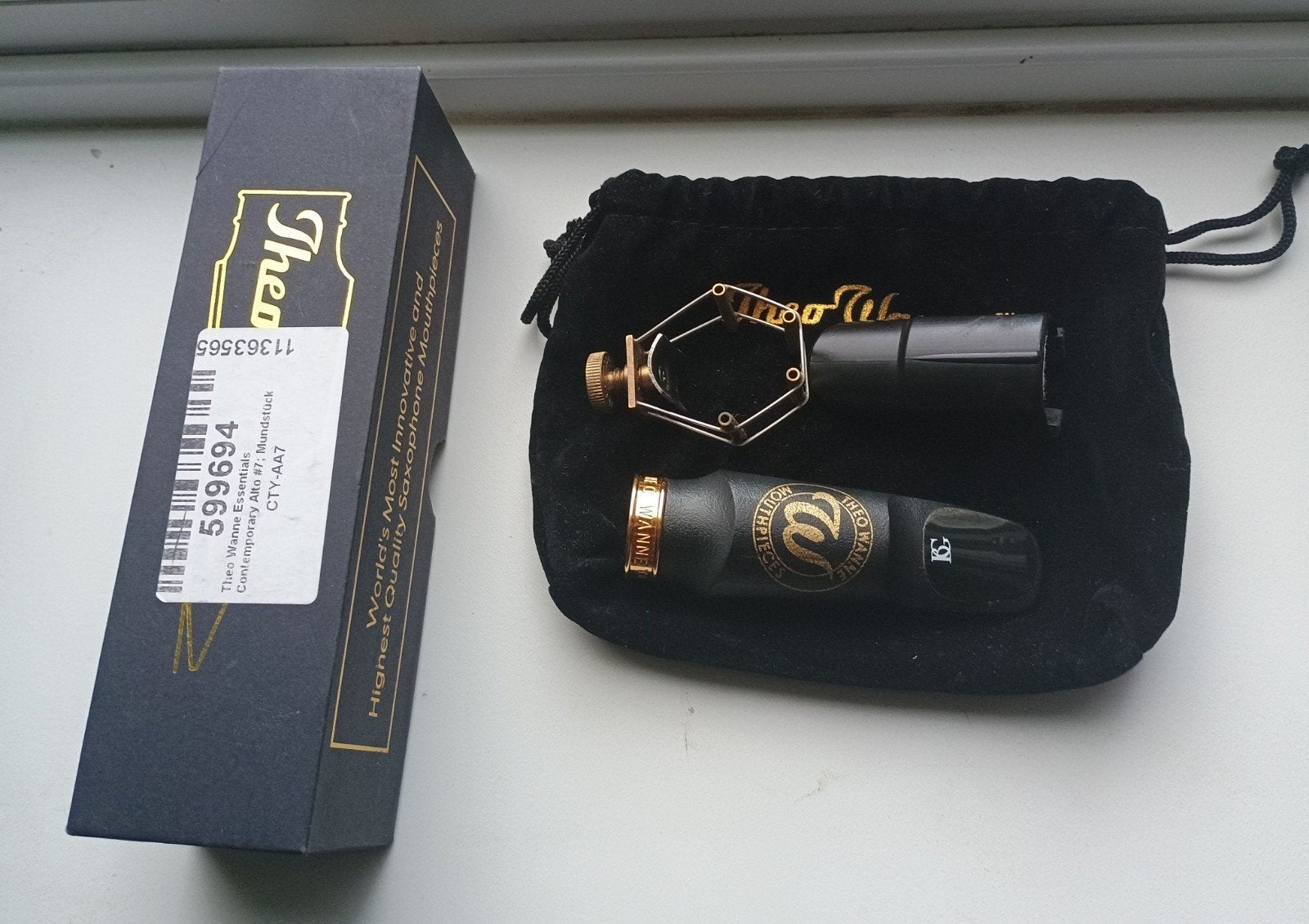 Theo Wanne Essentials Contemporary 7 + FL Ultimate ligatuur, Ophalen of Verzenden, Gebruikt, Alt