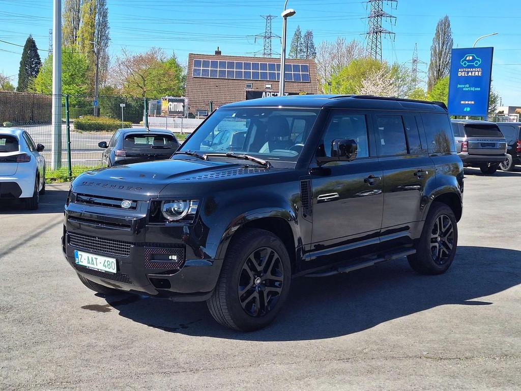Land Rover Defender 110 3.0 D MHEV D250 XS-Edition Black-Pac, Automaat, 183 kW, Zwart, Leder