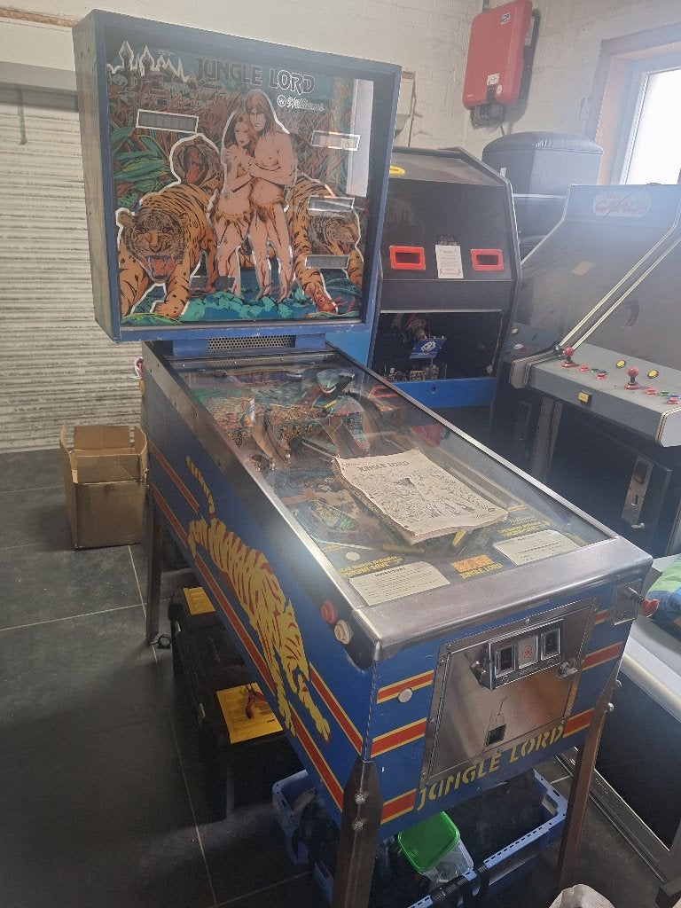 Flipper jungle lord williams, Verzamelen, Ophalen, Gebruikt, Elektronisch, Williams