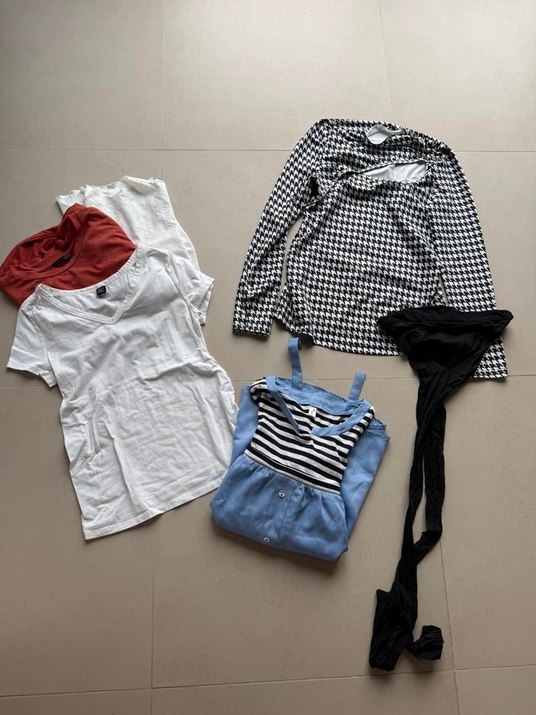Zwangerschapskledij pakket 36, Kleding | Dames, Ophalen, Overige typen, Zwart, Maat 36 (S)