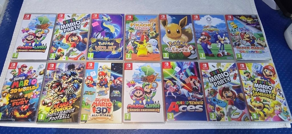 JEUX NINTENDO SWITCH + accessoire + reparation & custom ++, Consoles de jeu & Jeux vidéo, Enlèvement ou Envoi, Comme neuf