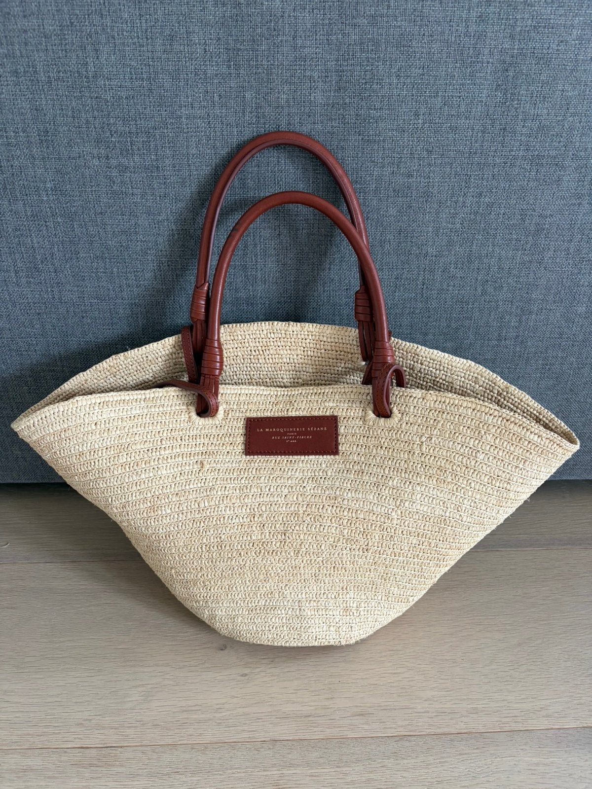 Sac Sezane Raffia, Enlèvement, Comme neuf