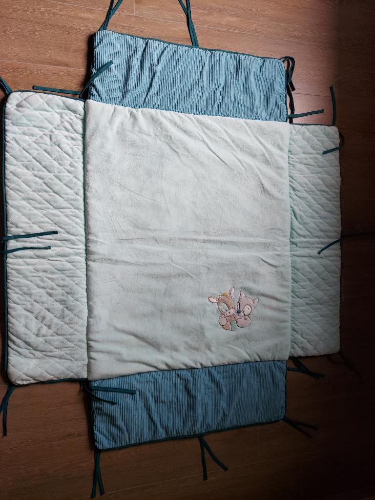 2 x parkbekleding nattou. Nieuwstaat., Kinderen en Baby's, Babyparken, Ophalen, Zo goed als nieuw, Rechthoekig, Boxkleed