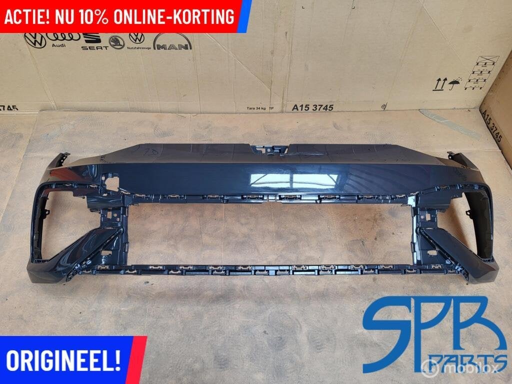 VOORBUMPER VW GOLF 8 VIII R LI7F URANOGRIJS I7F KAAL BUMPER, Gebruikt, VOLKSWAGEN, Ophalen of Verzenden, Bumper