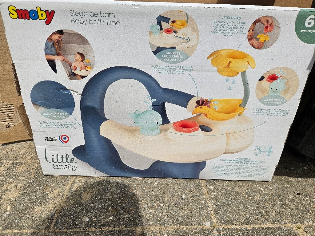 Little Smoby badzitje + activiteitentafel – compleet in doo, Kinderen en Baby's, Ophalen