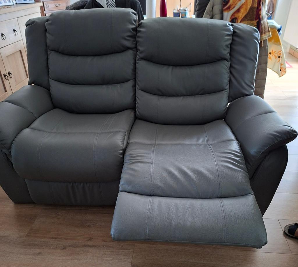 a vendre 2 fauteuils  3 et 2 place manuel, Maison & Meubles, Enlèvement