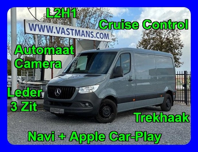Mercedes-Benz Sprinter 150 PK 34700€+BTW L2H1 L2 H1 Automaat, Automaat, Dealer onderhouden, 1951 cc, 4 cilinders