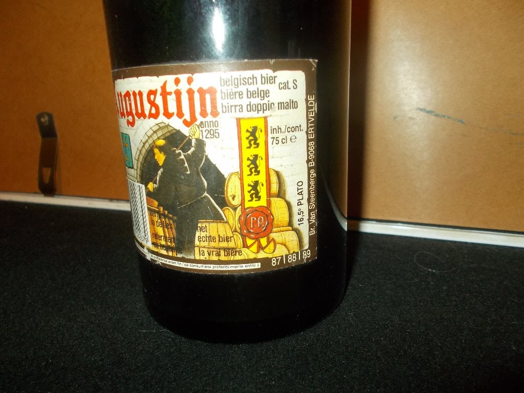 Augustijn 75cl - ongeopende fles tht 1989 - Brouwerij BIOS, Enlèvement, Utilisé, Bouteille(s), Autres marques