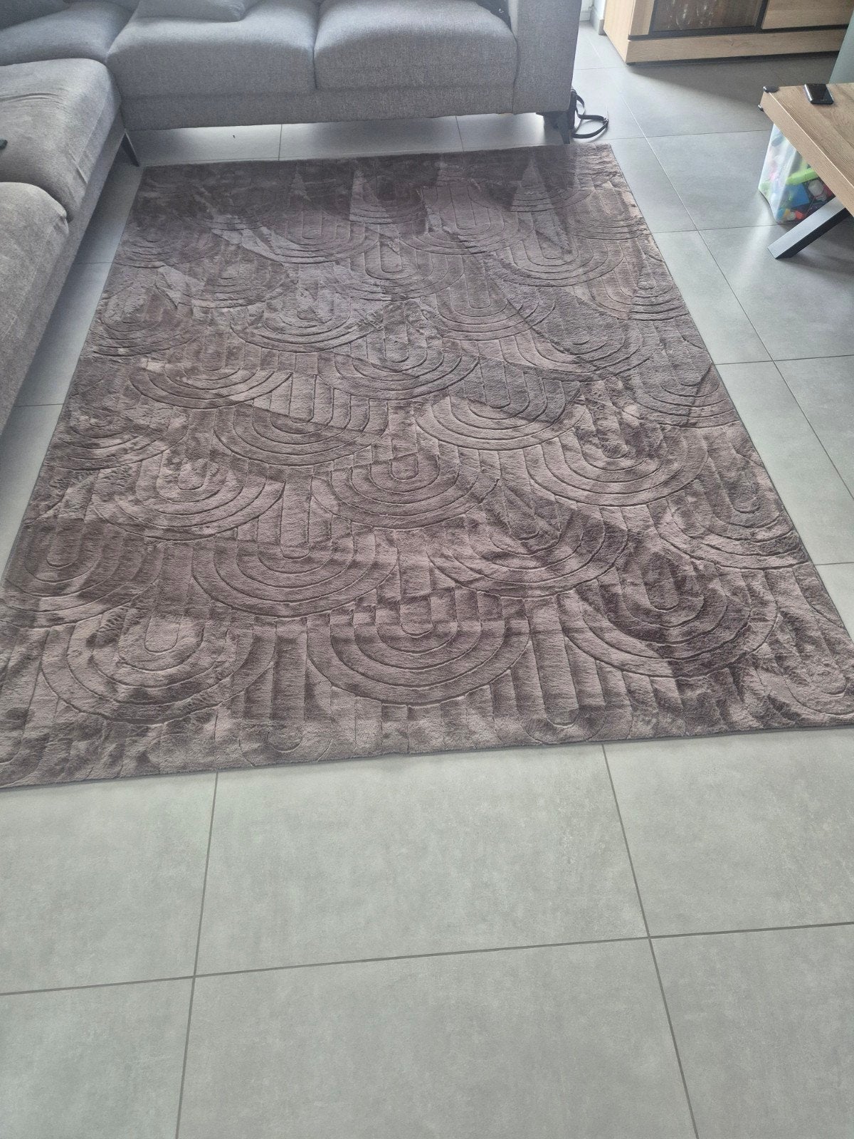 Tapijt, Ophalen, Beige, 200 cm of meer, Rechthoekig