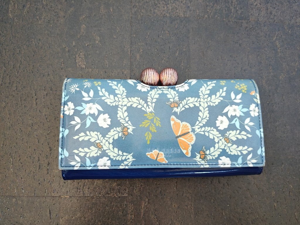 Prachtige portefeuille portemonnee Ted Baker, Handtassen en Accessoires, Ophalen of Verzenden, Gebruikt, Met knipsluiting