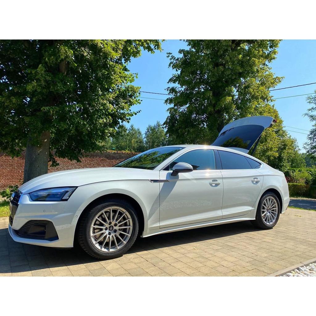 Audi A5 Sportback 2.0 TFSI g‑tron Wit • 2021 • 170 pk, Auto's, Automaat, Zwart, Wit, 5 zetels