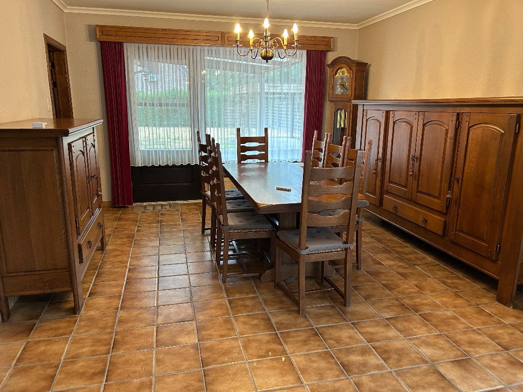 Eiken Eetkamer, Ophalen, Gebruikt, Klassiek, 6 tot 8 stoelen
