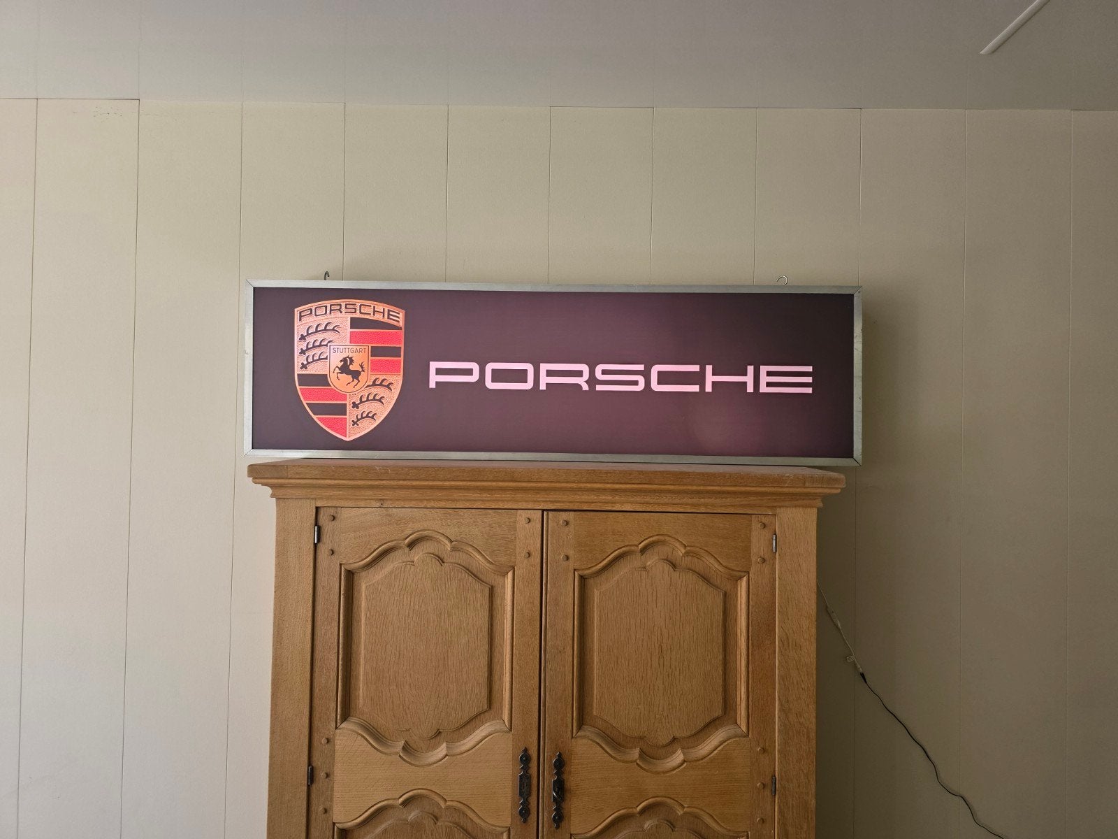 Lichtbak "Porsche", Ophalen