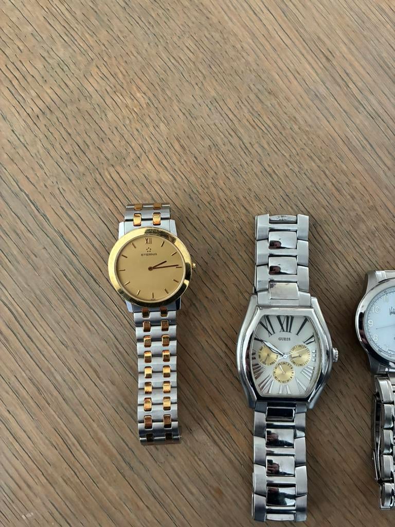 Horloges te koop. Eterna horloge is met 18K goud bewerkt, Handtassen en Accessoires, Horloges | Heren, Ophalen of Verzenden, Zo goed als nieuw