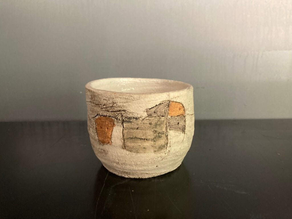 Handgemaakt keramische kop, Antiek en Kunst, Antiek | Keramiek en Aardewerk, Ophalen of Verzenden