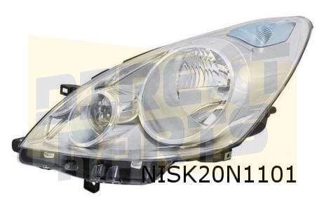 Nissan Note Koplamp Links Origineel!  26060BH10A, -, Verzenden, -, Nieuw