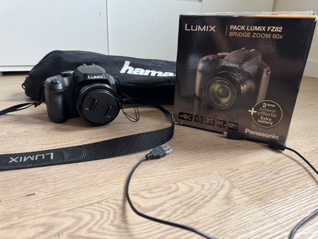 Panasonic Lumix DC - FZ82, Panasonic, Overige typen, 18 megapixels, 4 t/m 7 keer