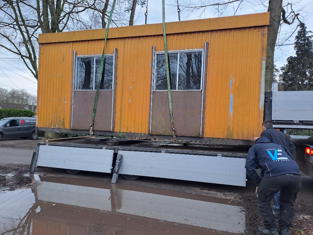 Conteneur de jardin, Enlèvement, Utilisé