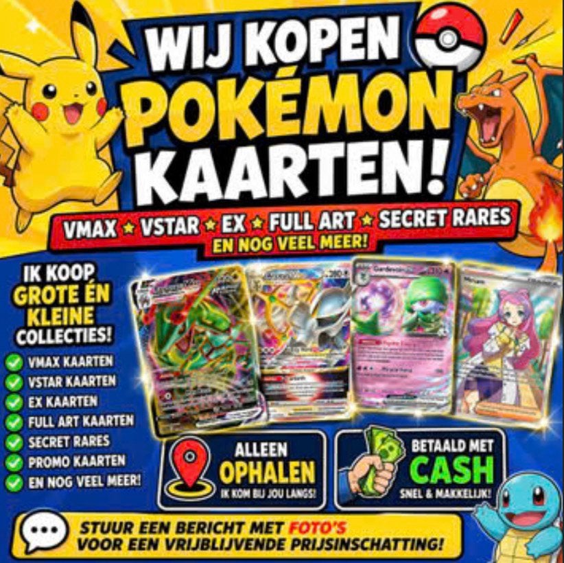 GEZOCHT: Pokémon kaarten/collecties!, Tickets en Kaartjes