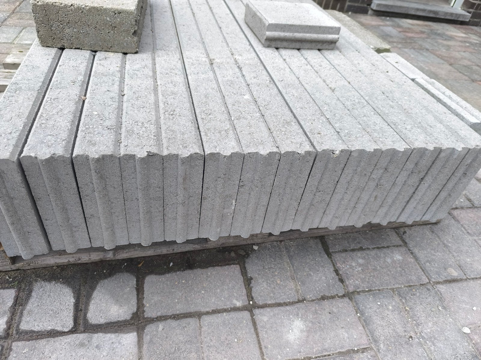 Boord stenen te koop., Jardin & Terrasse, Traverses & Bordures, Enlèvement