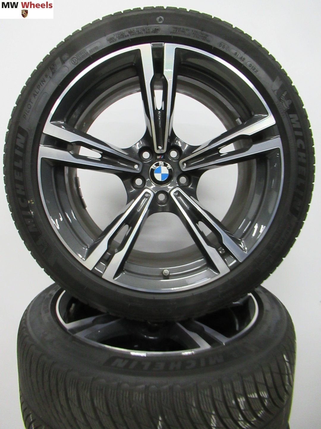 Originele BMW M5 F90 F91 F92 705M 19 inch met winterbanden, 19 inch, Gebruikt, 255 mm, -