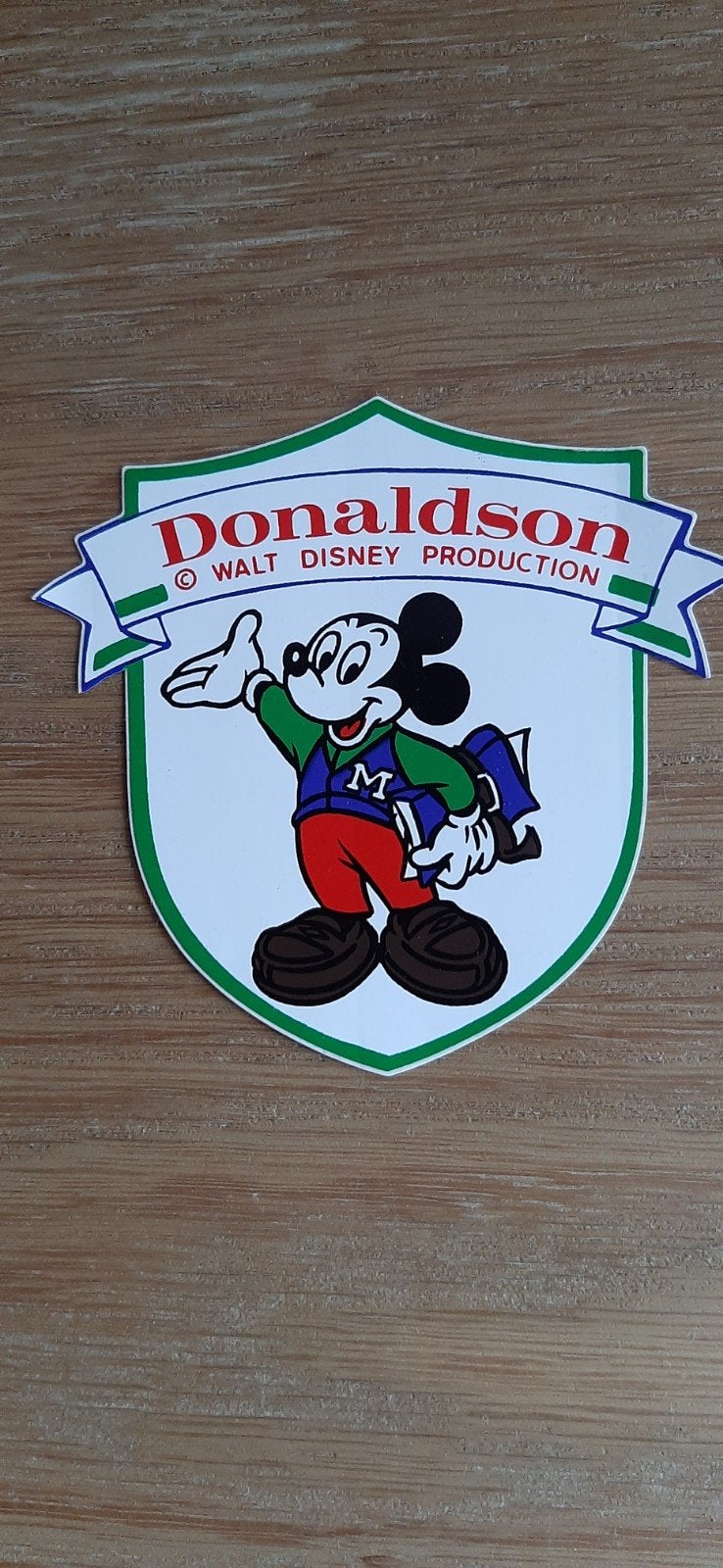 Vinted sticker Donaldson jaren '80-'90, Ophalen