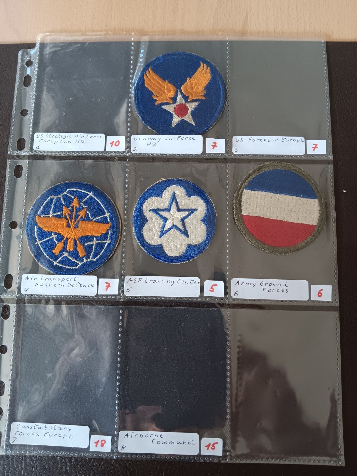 Us ww2 patches, Ophalen of Verzenden