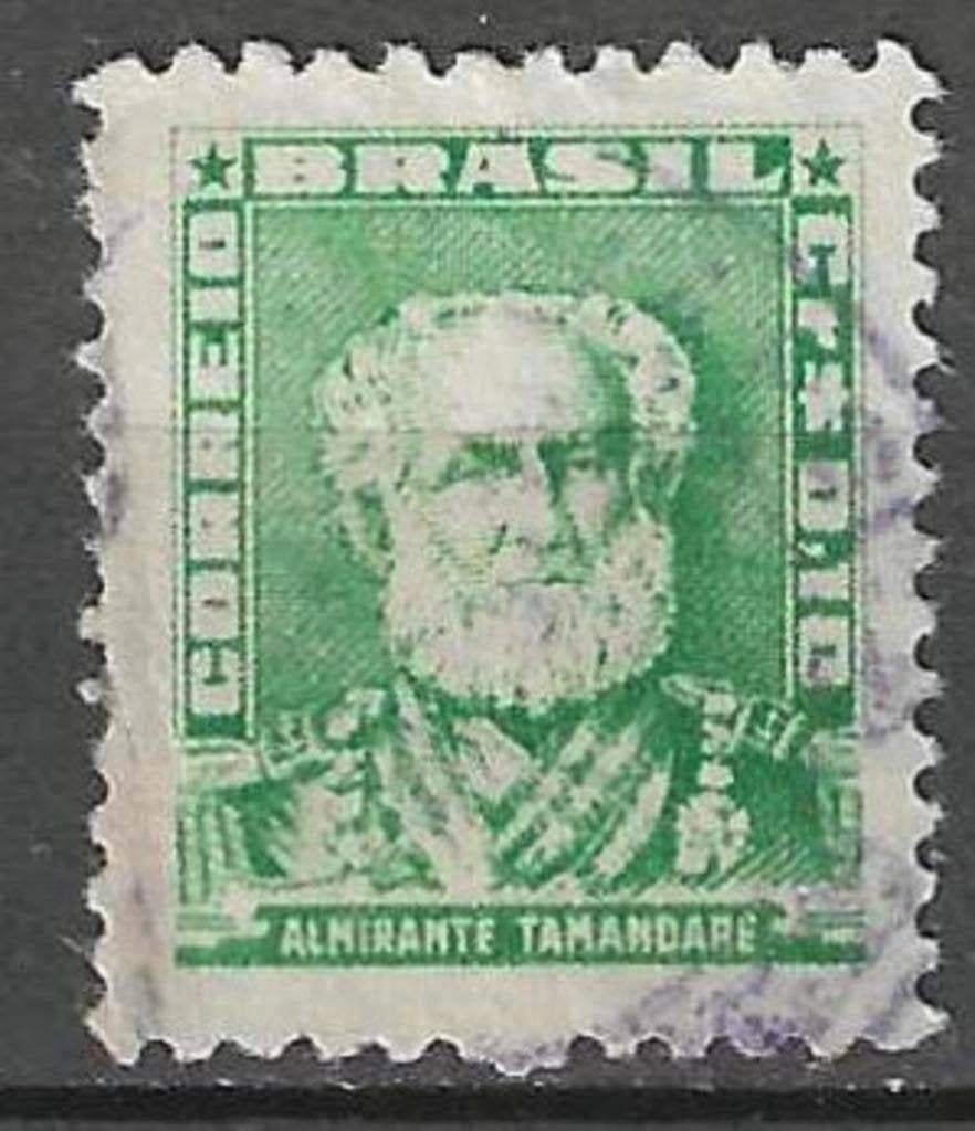 Brésil 1954/1956 - Yvert 577 - Marquis de Tamandaré (ST), Timbres & Monnaies, Envoi, Affranchi