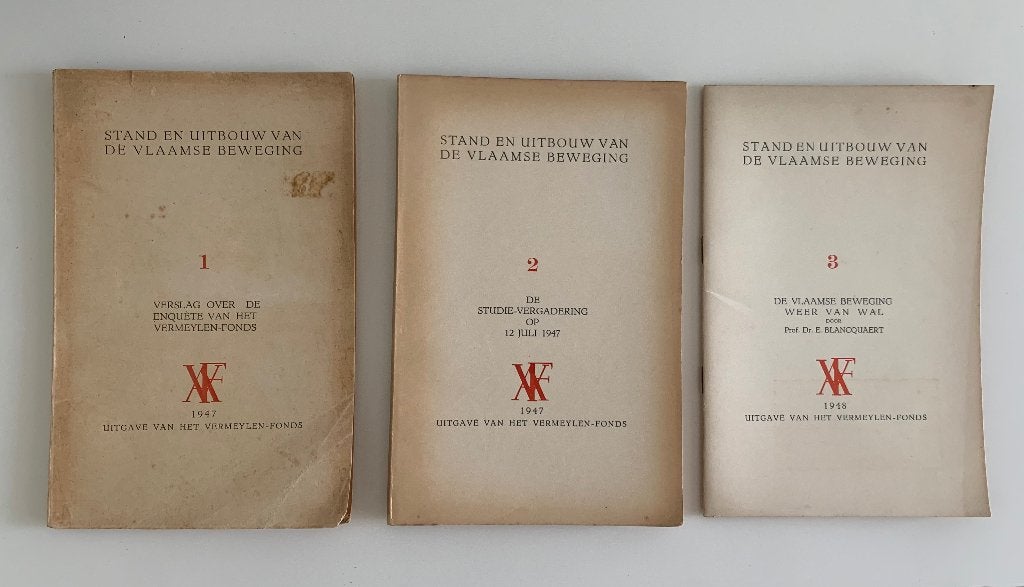 Stand en uitbouw van de Vlaamse beweging, Boeken, Geschiedenis | Nationaal, Ophalen of Verzenden, Gelezen