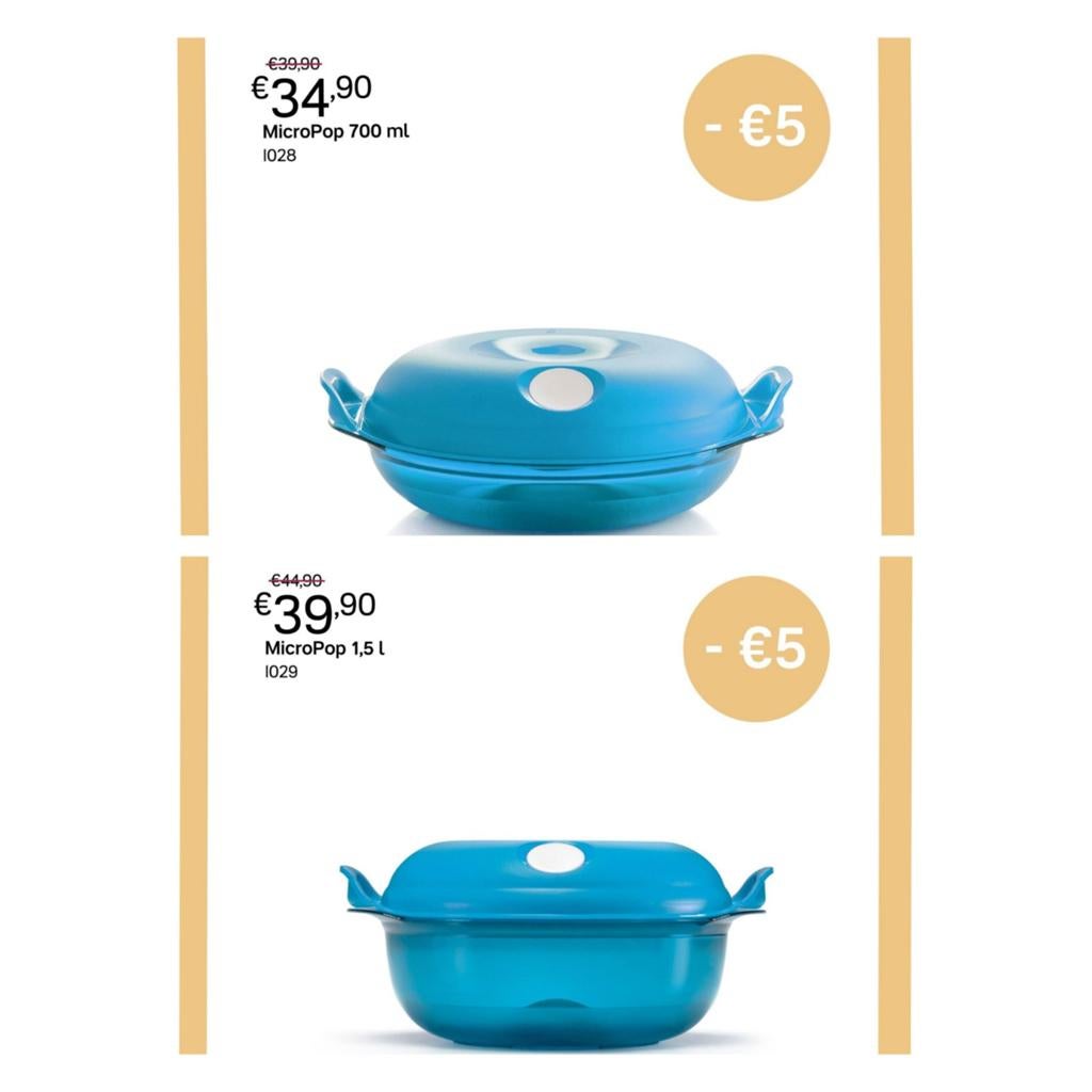 Nieuwe micropop set van tupperware, Ophalen of Verzenden, Nieuw