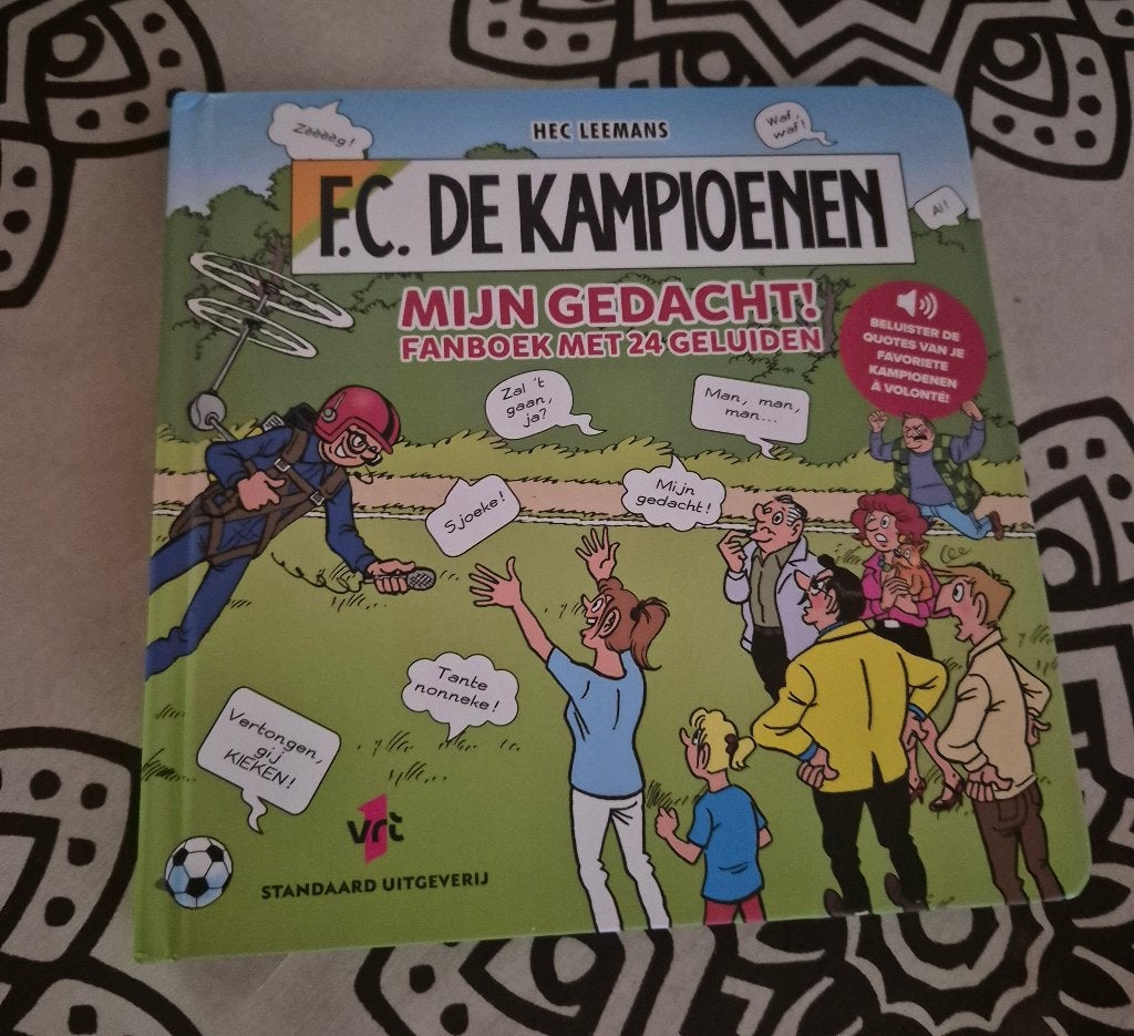 F.C. De Kampioenen Boek met geluid, Nieuw, Ophalen of Verzenden, Hec Leemans (FC De Kampioenen), Eén stripboek