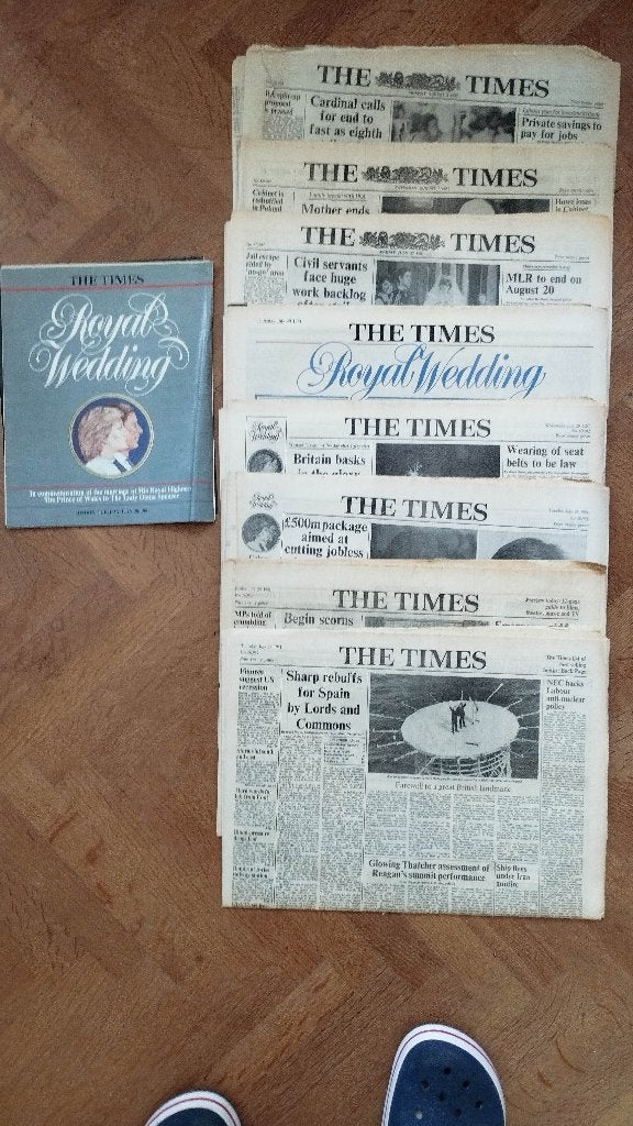 The Times 23 juli tot 3 augustus 1981 Charles Diana Wedding, Ophalen of Verzenden, Gebruikt, Tijdschrift of Boek
