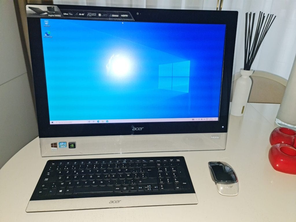 Acer Aspire 5600U PC, Computers en Software, Desktop Pc's, Ophalen, Gebruikt, Acer