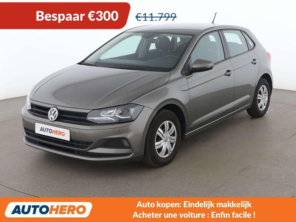 Volkswagen Polo 1.0 Trendline (année de construction 2019), Autos, Argent ou Gris, Achat, Euro 6, Boîte manuelle