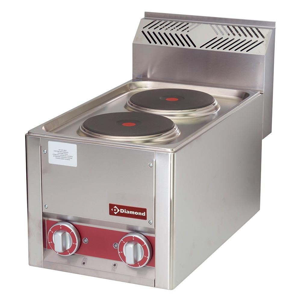 Cuisinière électrique 2 plaques, -Top-, Envoi, Neuf, Gril de table