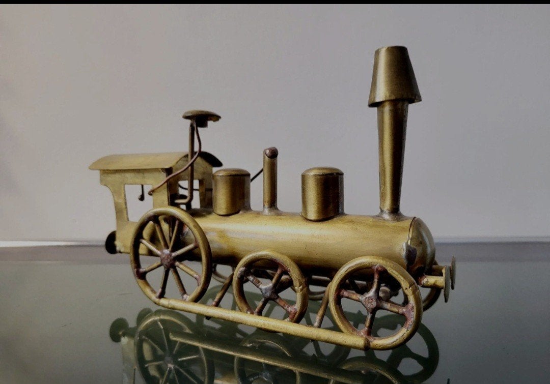 Illustration d'une locomotive, Daniel D'Haeseleer, Hollywood, Antiquités & Art, Enlèvement ou Envoi, Objet, Signé