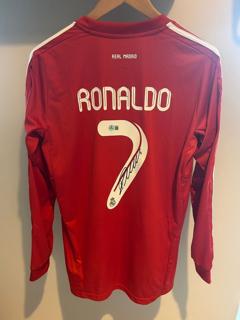 Gesigneerd COA Beckett Ronaldo shirt lange mouwen, Ophalen of Verzenden, Nieuw, Shirt