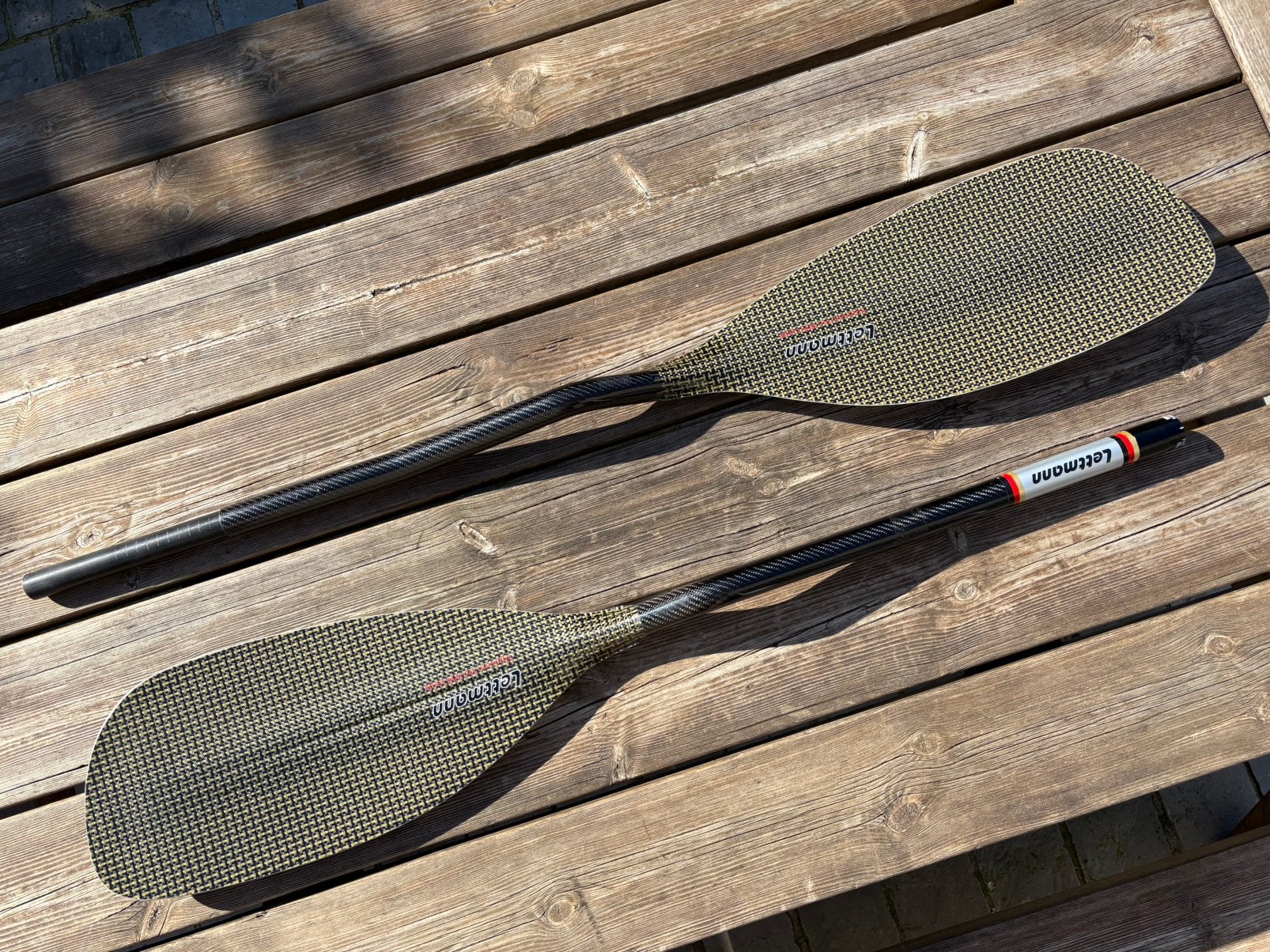 Lettmann LCS 70 Extrem Ergonom Pro WW Large wildwaterpeddel, Watersport en Boten, Ophalen, Nieuw, Dubbelbladige peddel
