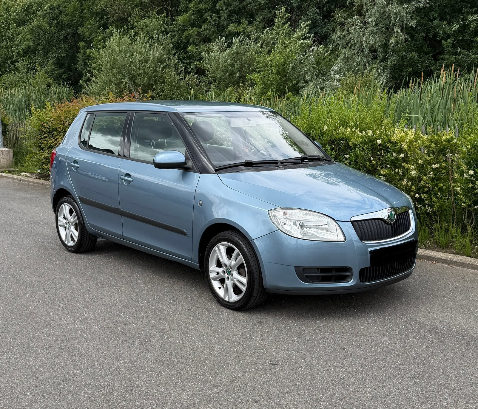 Skoda Fabia 1.2 Benzine | Airco | Parkeersensoren | 137000km, Auto's, Stof, Blauw, Overige kleuren, 5 deurs
