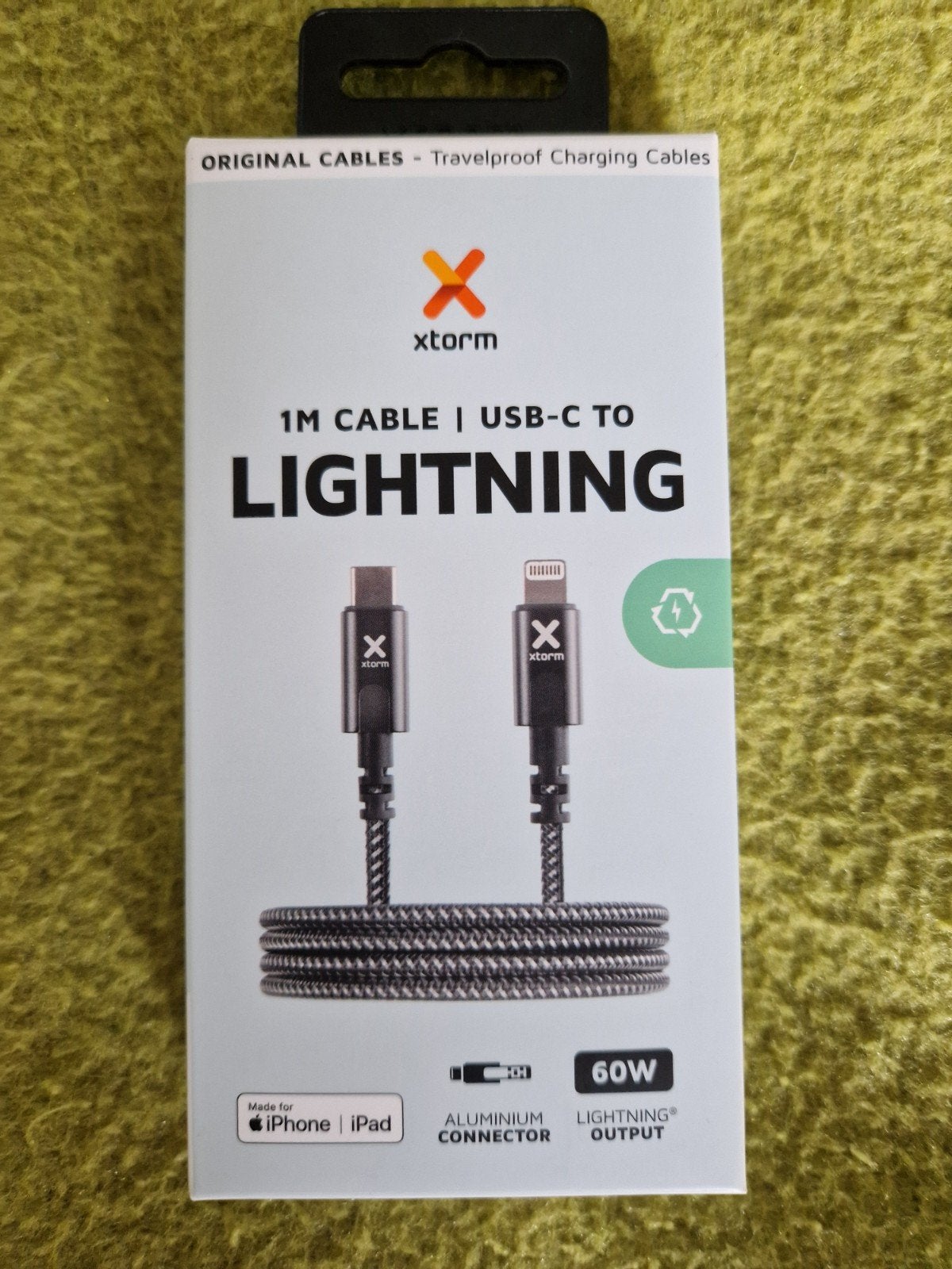 Câble USB-C vers Lightning Xtorm 1 mètre CX2031 nouveau, Télécoms, Téléphonie mobile | Chargeurs pour téléphone, Neuf, Lightning