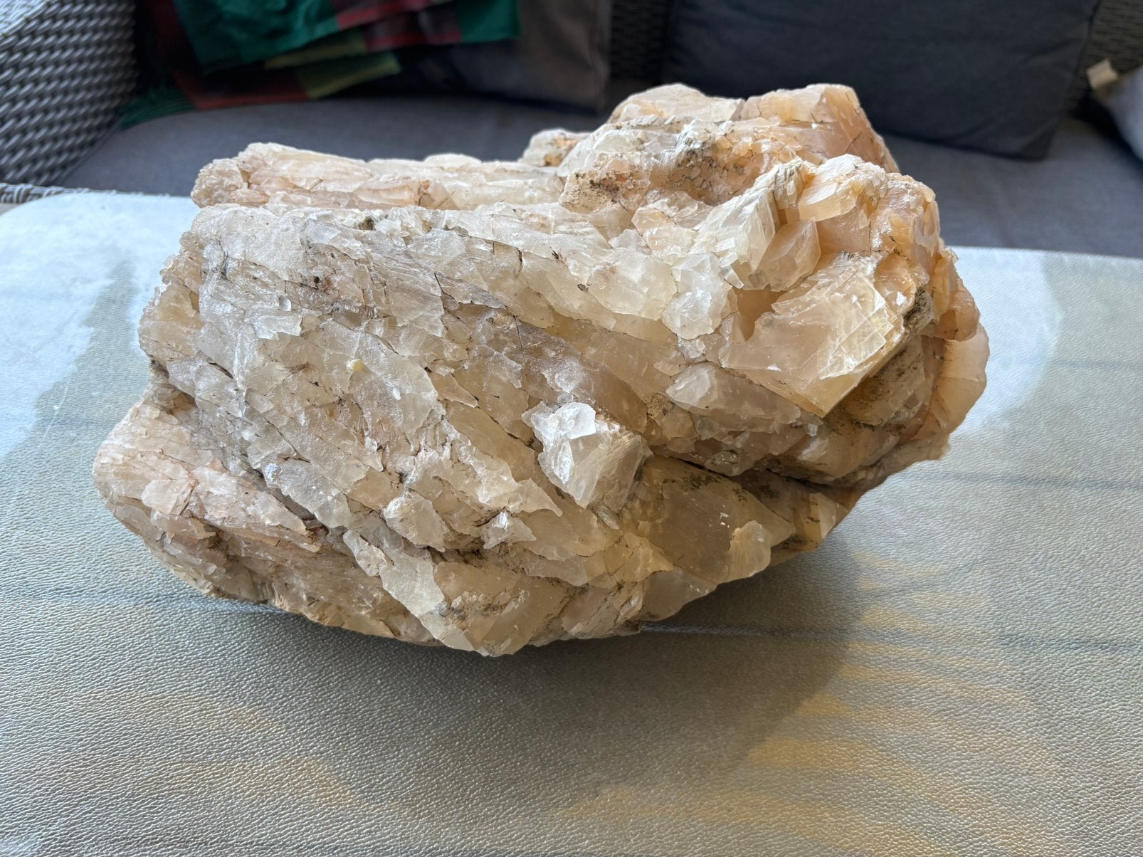 Calciet steen van 24kg, Ophalen