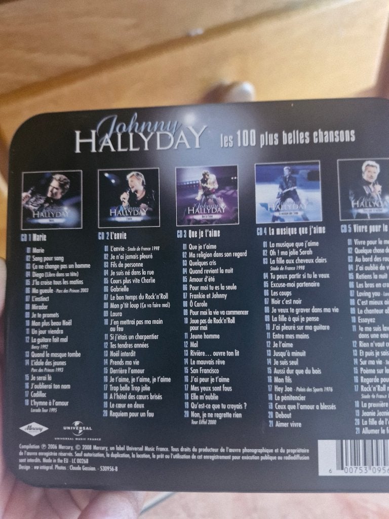 Coffret johnny hallyday, Enlèvement, Comme neuf, Rock 'n' roll, Coffret