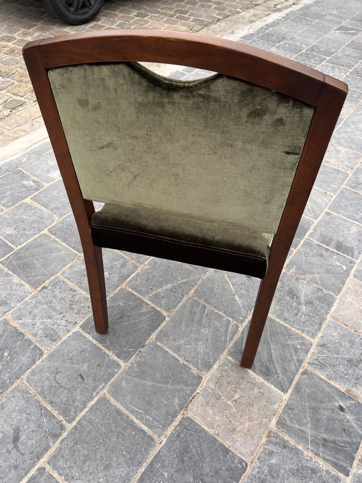 64 the rezZdesign horecastoelen/groen velours, Ophalen