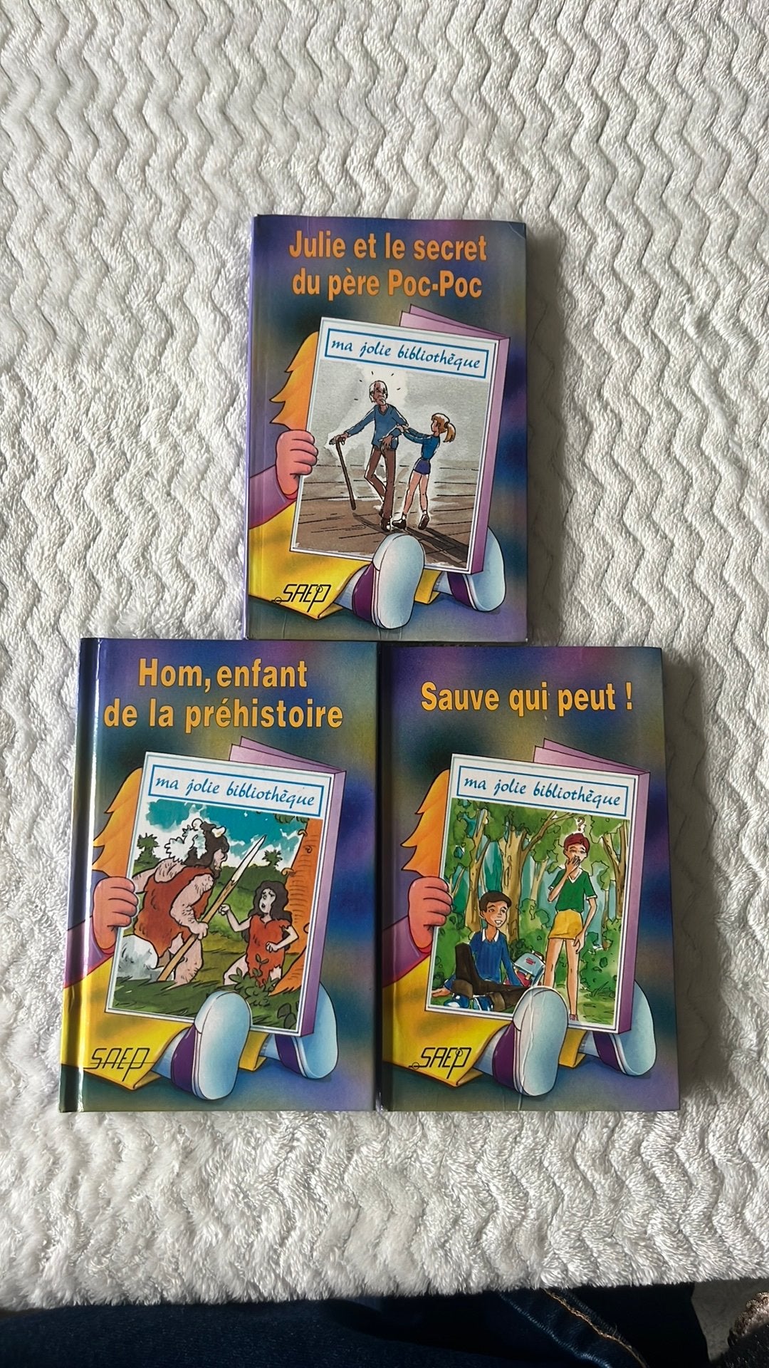 Lot de 3 livres, Livres, Livres d'images & Albums d'images, Enlèvement, Comme neuf