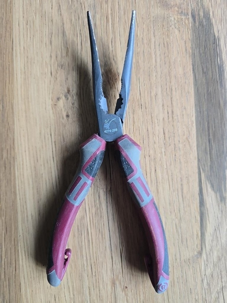 Pince à bec coudé Kraftwerk 4276-205 – 205 mm, Bricolage & Construction, Outillage | Outillage à main, Enlèvement ou Envoi, Utilisé