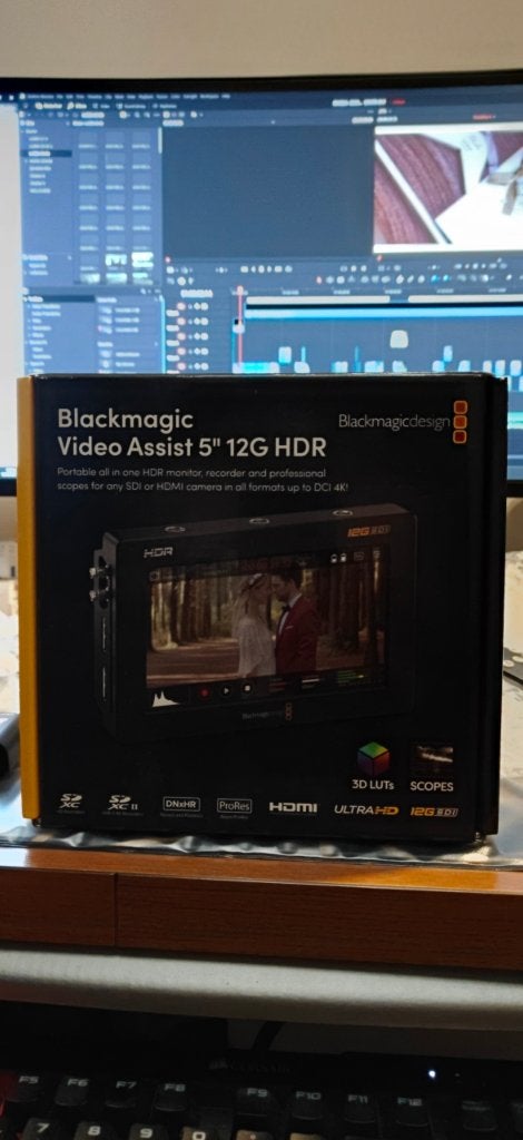 Blackmagic Blackmagicdesign Video Assist 5" 12G HDR, Ophalen of Verzenden, Zo goed als nieuw, Full HD